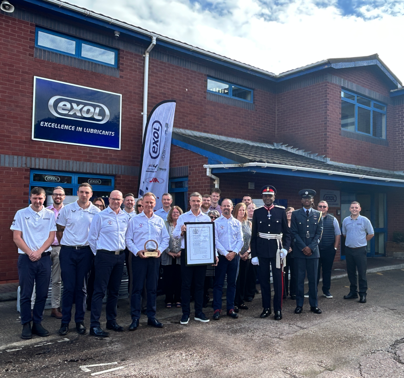 A royal recognition at Exol Lubricants - EXOL