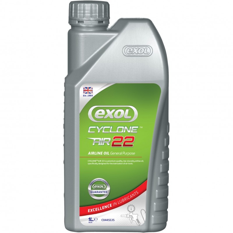 Cyclone Air 22 is a high quality lubricants for use with air tools.&nbsp; Containing a balanced blend of premium base oils and performance additives.&nbsp; Cyclone Air 22 offers excellent anti-wear protection, Optimised viscosity, low foaming and superior anti-corrosion properties.