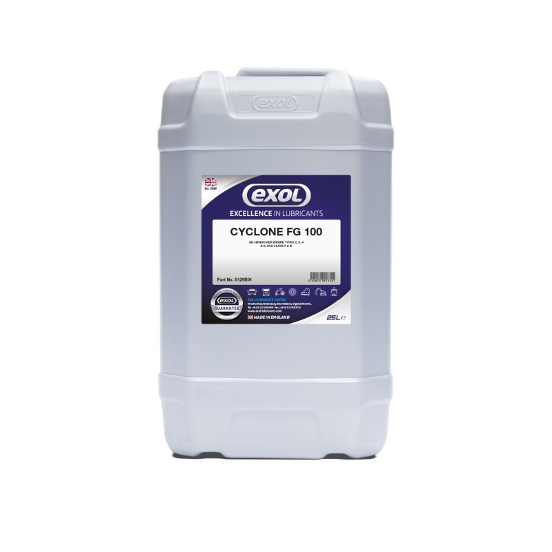 <div style="text-transform: none;">Cyclone FG 100 is a non-toxic synthetic compressor oil developed for all types of compressors and vacuum Pumps&nbsp;<span style="text-transform: inherit;">used in the food, drink and pharmaceutical industries.</span></div> <div style="text-transform: none;">&nbsp;</div> <div style="text-transform: none;">Benefits:</div> <ul style="text-transform: none;"> 	<li>Low friction coefficient provides excellent lubrication and reduces wear.</li> 	<li>Fully synthetic oil provides extremely wide temperature and oxidation stability ensuring greatly extended servicing&nbsp;<span style="text-transform: inherit;">intervals.</span></li> 	<li>High degree of de-emulsification provides greater lubrication efficiency.</li> 	<li>Low foaming reduces residue, varnish and scum build-up, so reducing maintenance costs.</li> </ul>